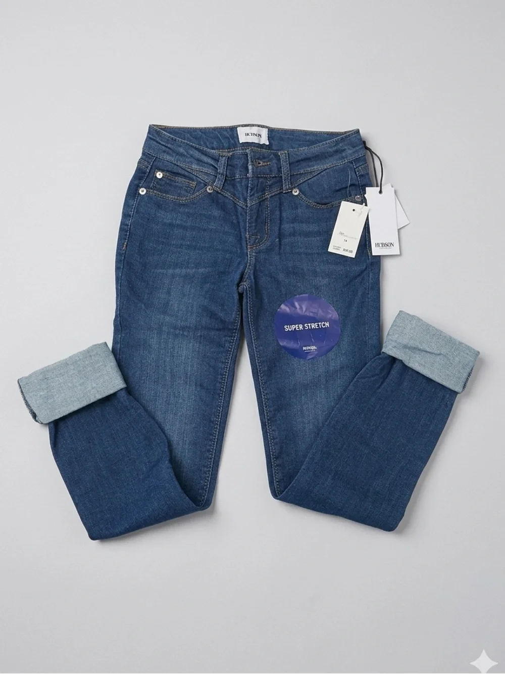 Hudson Jeans Meg Skinny Super Stretch Jeans - Blue